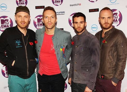 Coldplay letras